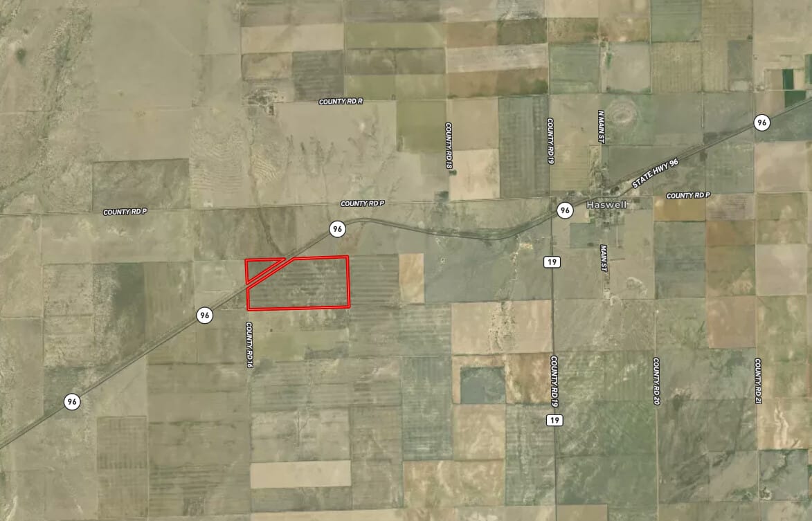 Grassland CRP Half Section with Paved Highway Frontage | Kiowa County