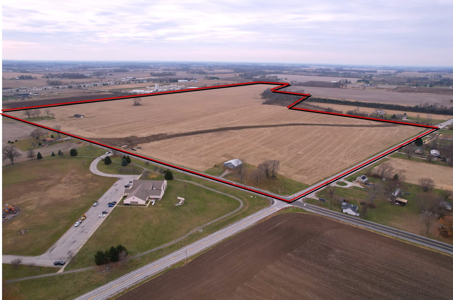 145+/- Acres - Intersection of Highway 13 & 38 - Madison County, IN ...