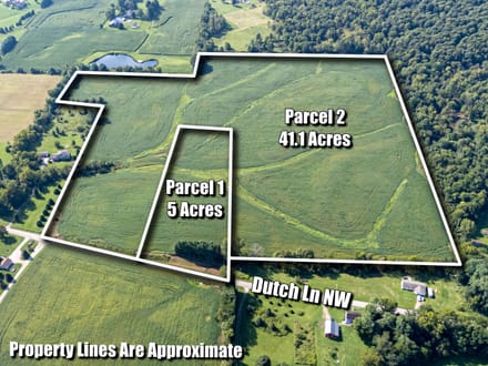 Multi-Parcel Land Auction 5 acres Licking County