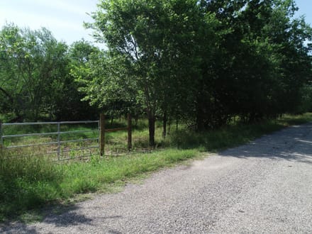 2 sides road frontage acreage near Charco!