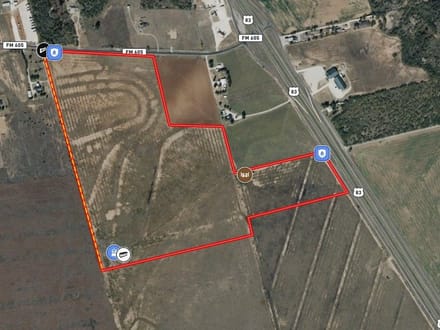 90± acres with Highway 83 & Fm 605 frontage available now!