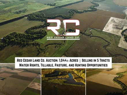 LIVE & ONLINE AUCTION - 1,044+/- Acres In Barton County, Kansas. Selling In 5 Tracts