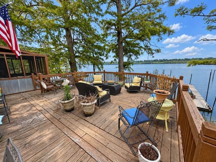 Waterfront Retreat Among the Cypress Trees on Moon Lake! 