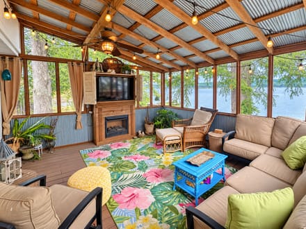 Waterfront Retreat Among the Cypress Trees on Moon Lake! 