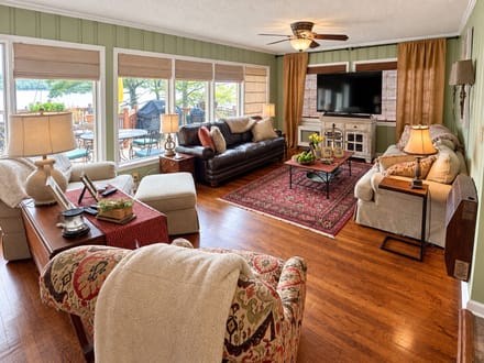 Waterfront Retreat Among the Cypress Trees on Moon Lake! 