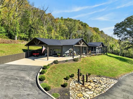 53-Acre Switzerland County Paradise | Home, Barn, Tillable Ground, Ohio River Frontage & Private Boat Ramp