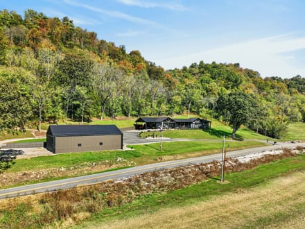 53-Acre Switzerland County Paradise | Home, Barn, Tillable Ground, Ohio River Frontage & Private Boat Ramp