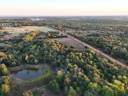 25 Acres | Land for Sale Guthrie OK — Anderson Road, Pond, Up to 95 Adjoining Acres Available
