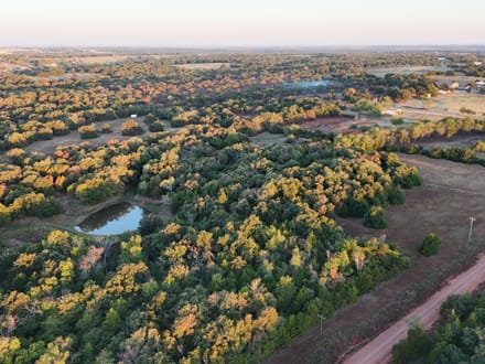 25 Acres | Land for Sale Guthrie OK — Anderson Road, Pond, Up to 95 Adjoining Acres Available