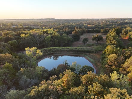 25 Acres | Land for Sale Guthrie OK — Anderson Road, Pond, Up to 95 Adjoining Acres Available
