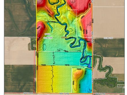 LIVE & ONLINE AUCTION - 1,044+/- Acres In Barton County, Kansas. Selling In 5 Tracts
