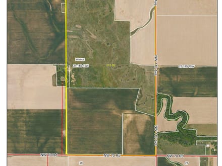 LIVE & ONLINE AUCTION - 1,044+/- Acres In Barton County, Kansas. Selling In 5 Tracts