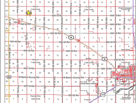 LIVE & ONLINE AUCTION - Tract 2 of 5 - 157+/- Acres In Barton County Kansas