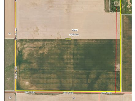 LIVE & ONLINE AUCTION - Tract 2 of 5 - 157+/- Acres In Barton County Kansas