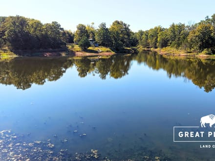 80 Acres with 2-Acre Stocked Fishing Pond & Hunting Cabin