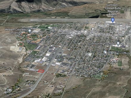 Highway Frontage Commercial Lot in Gunnison Colorado