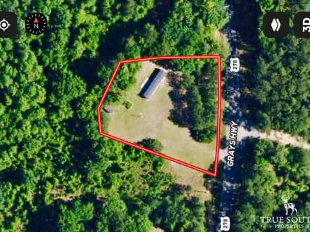 Gillisonville Jasper Land w/ Mobile Home 1+ AC
