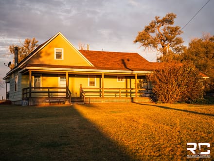 "Country Living" Family Home On 11 Acres With Outbuildings In Rooks County, KS Near Webster Lake