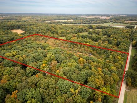 10 Acres with lofted cabin in Fountain County 