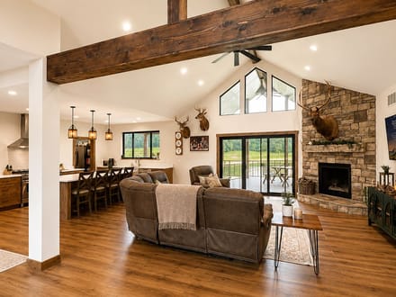 Spacious Custom Home with Walk-Out Basement & 20 Acres | 13142 N 700 W, Silver Lake, IN 46982