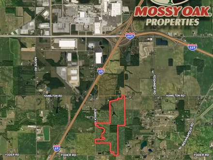 146.56 +/- ACRES - HAMILTON RD ROANOKE, IN - ALLEN COUNTY - LAND FOR SALE