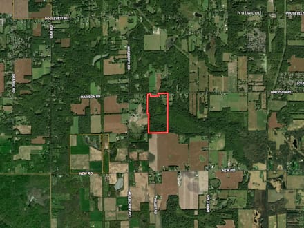 81.17 +/- Acres with 4-Bedroom Home | 22652 Madison Road, South Bend, IN 46614 | Minutes from Potato Creek State Park
