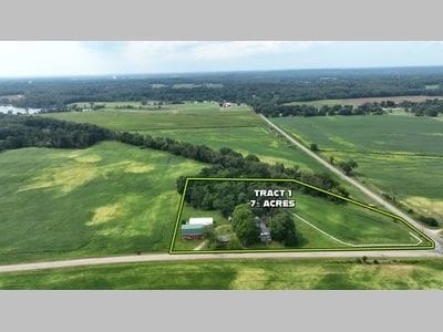 175± Acres of Tillable Cropland, Woods & a Beautiful Country Homestead with Multiple Tracts offered in 5 tracts 