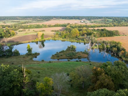 Fulton County, Illinois 163 Acres of Land for Sale with Home