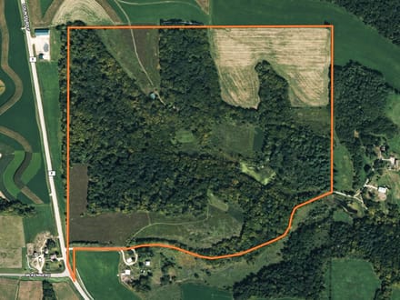 Iowa County, Wisconsin 132 Acres of Land for Sale with Cabin