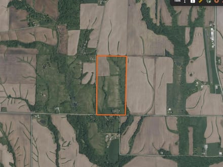 Mercer County, Illinois 80 Acres of Land for Sale with Home