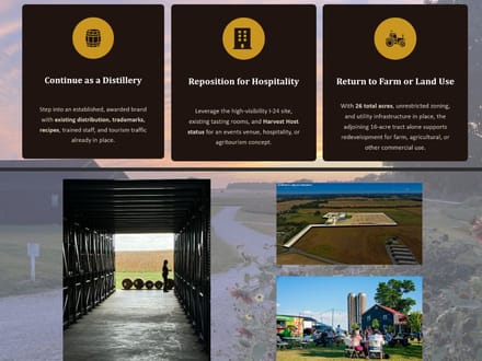DISTILLERY BUSINESS & REAL ESTATE AUCTION