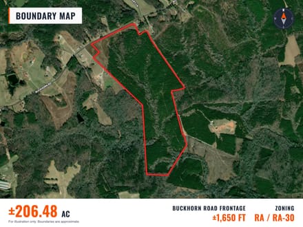 ±206.48 Acres for Sale | Estate, Compound & Recreational Land
