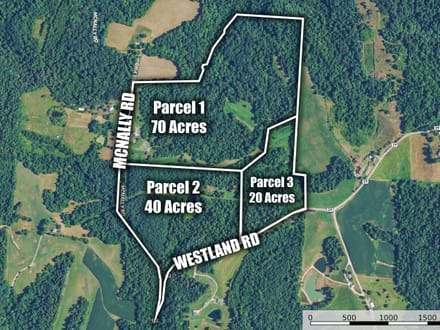 Multi-Parcel Auction 130.029 acres Morgan County 