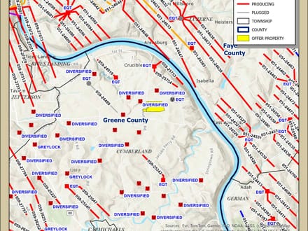 Greene County – 52+/- Acres of Unleased Oil, Gas & Mineral Rights
