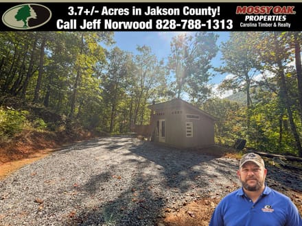 3.7+/-Ac With Tiny Studio in Jackson County!