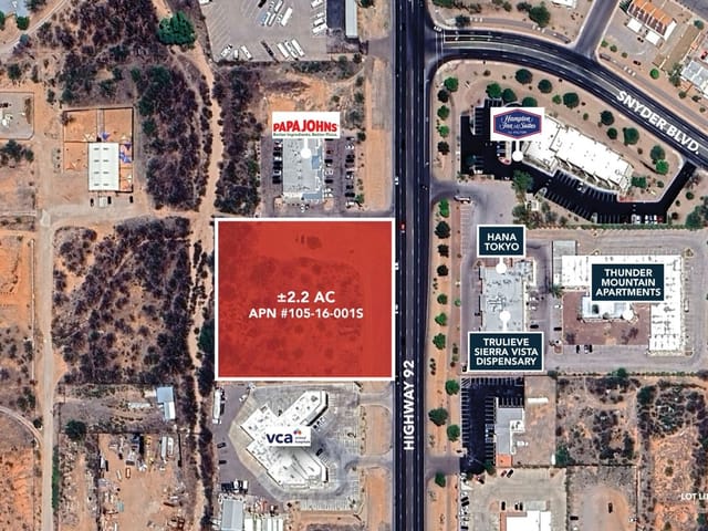 2.2 Acres, S Hwy 92 & Snyder Blvd, Sierra Vista, AZ