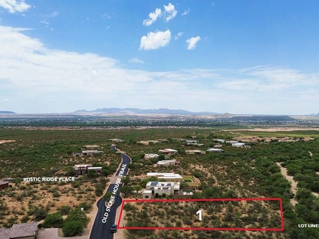 ±0.65 AC Rare Custom Home Lot in Stone House