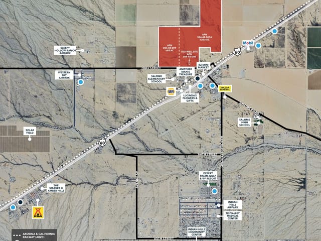 283 Acres, W Hall St., Salome, AZ