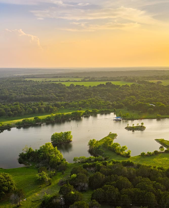 Goose Lake Ranch | 10 Acre Lake Loaded with Wildlife + Ranch House