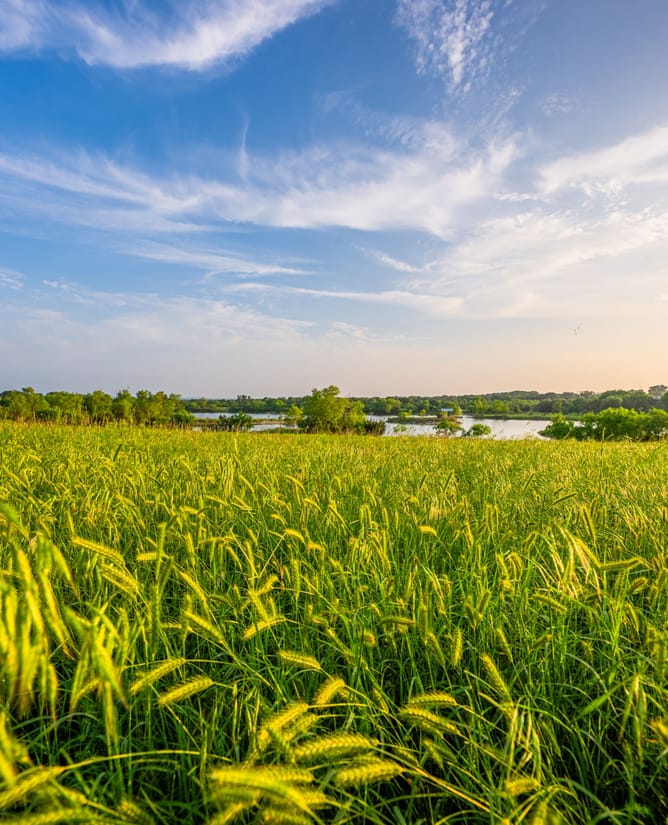 Goose Lake Ranch | 10 Acre Lake Loaded with Wildlife + Ranch House