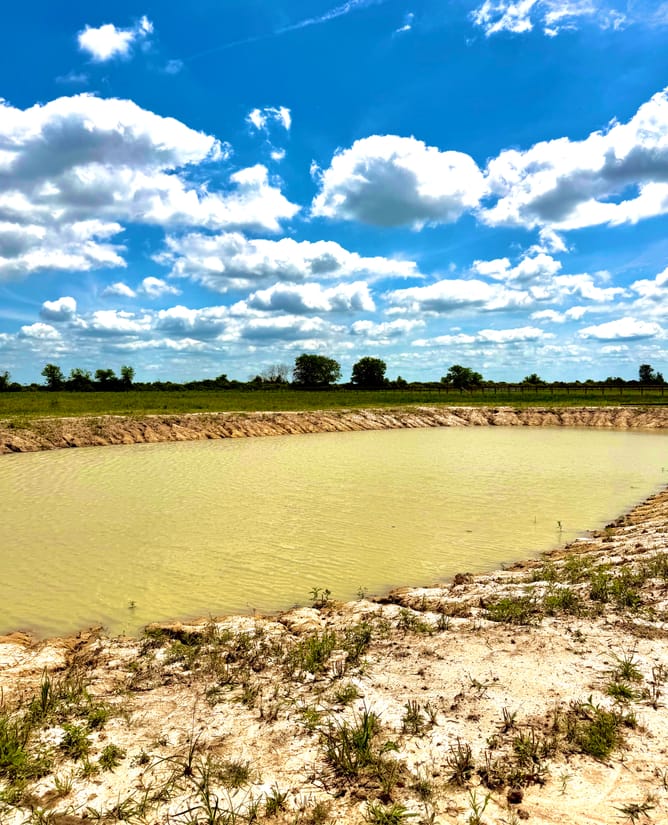 11.4 acres with pond, fence and privacy