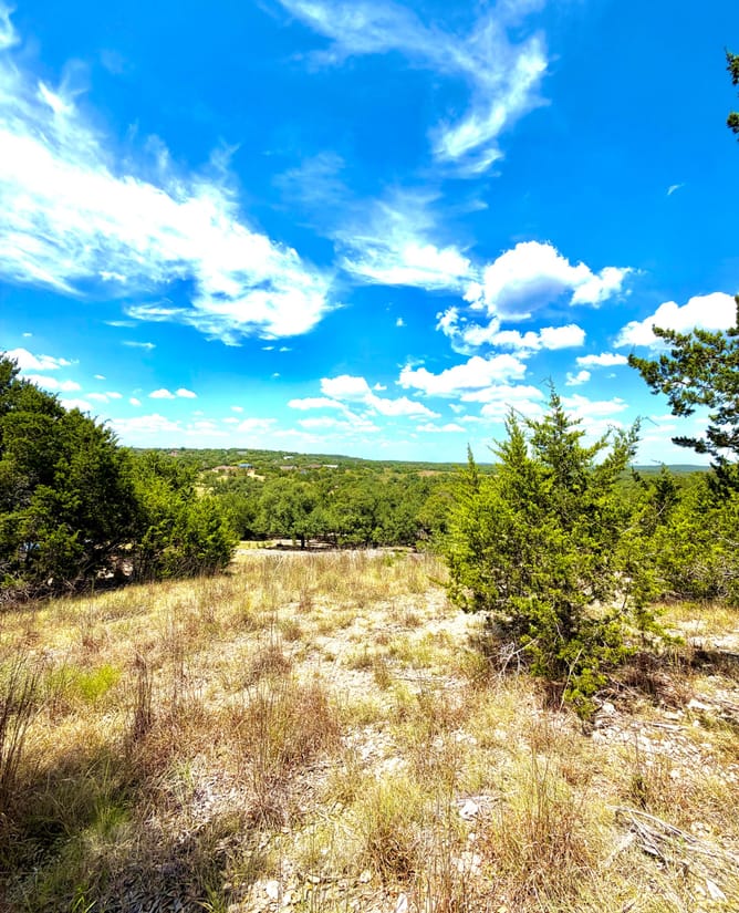 1.4 acres w miles of HILL COUNTRY views