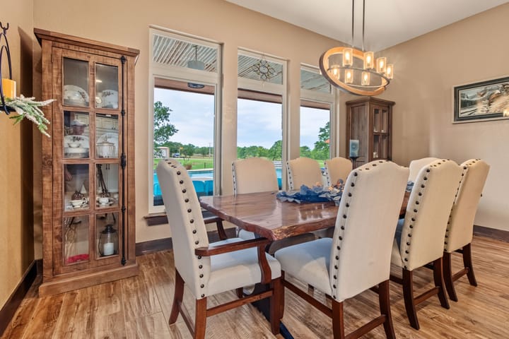 4 Welch Ranch, mature oak trees, hardwood trees, ponds, native grasses, electric, Main House, Barndominium, shop