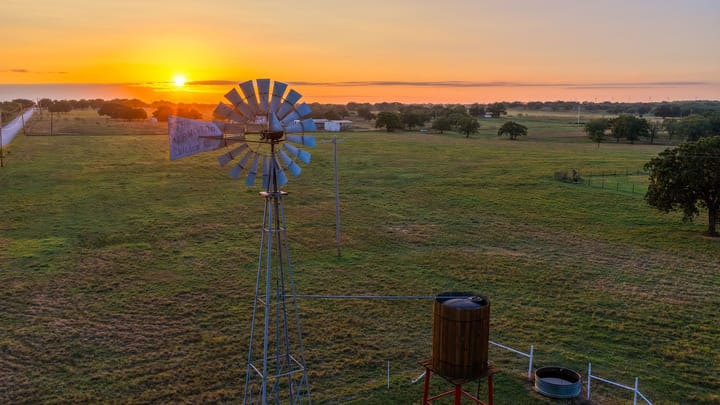 4 Welch Ranch, mature oak trees, hardwood trees, ponds, native grasses, electric, Main House, Barndominium, shop