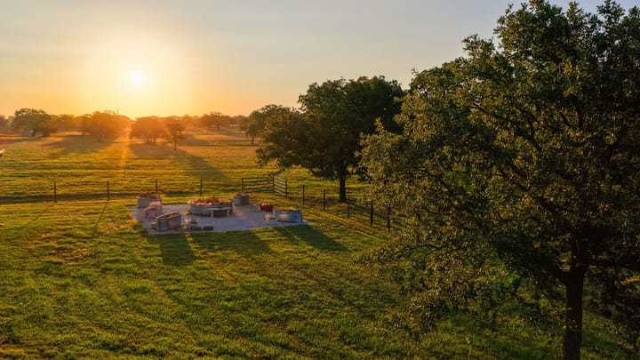 4 Welch Ranch, mature oak trees, hardwood trees, ponds, native grasses, electric, Main House, Barndominium, shop