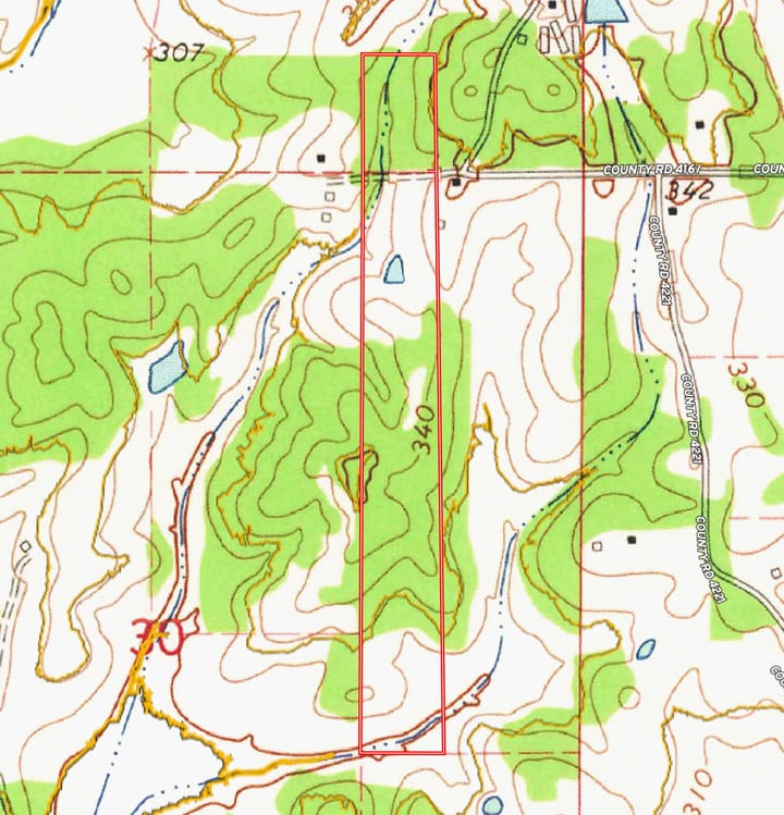 Topo Map Attala 37 4