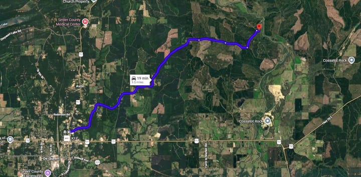 Cates Google Map