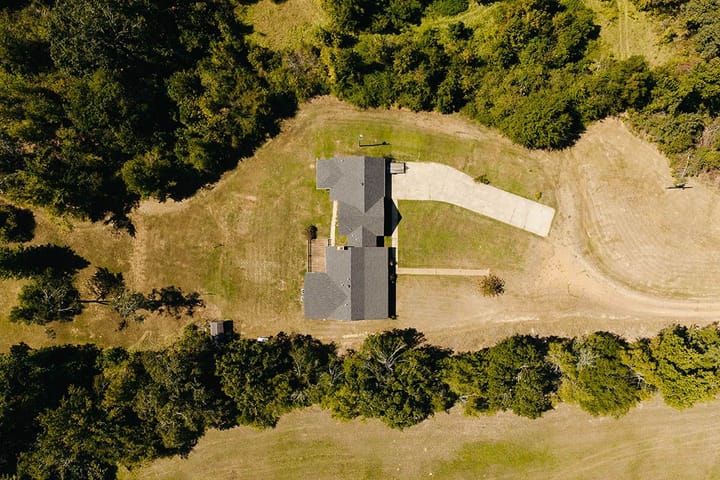 18 Drone View Of House