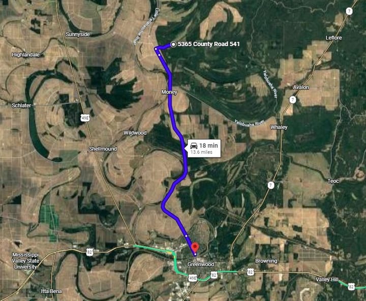 6 Mile Cabin Google Map