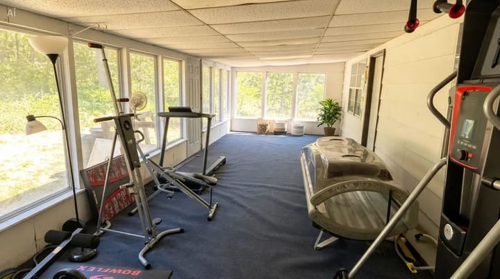 Sunroom Gym Cleaned4ebc